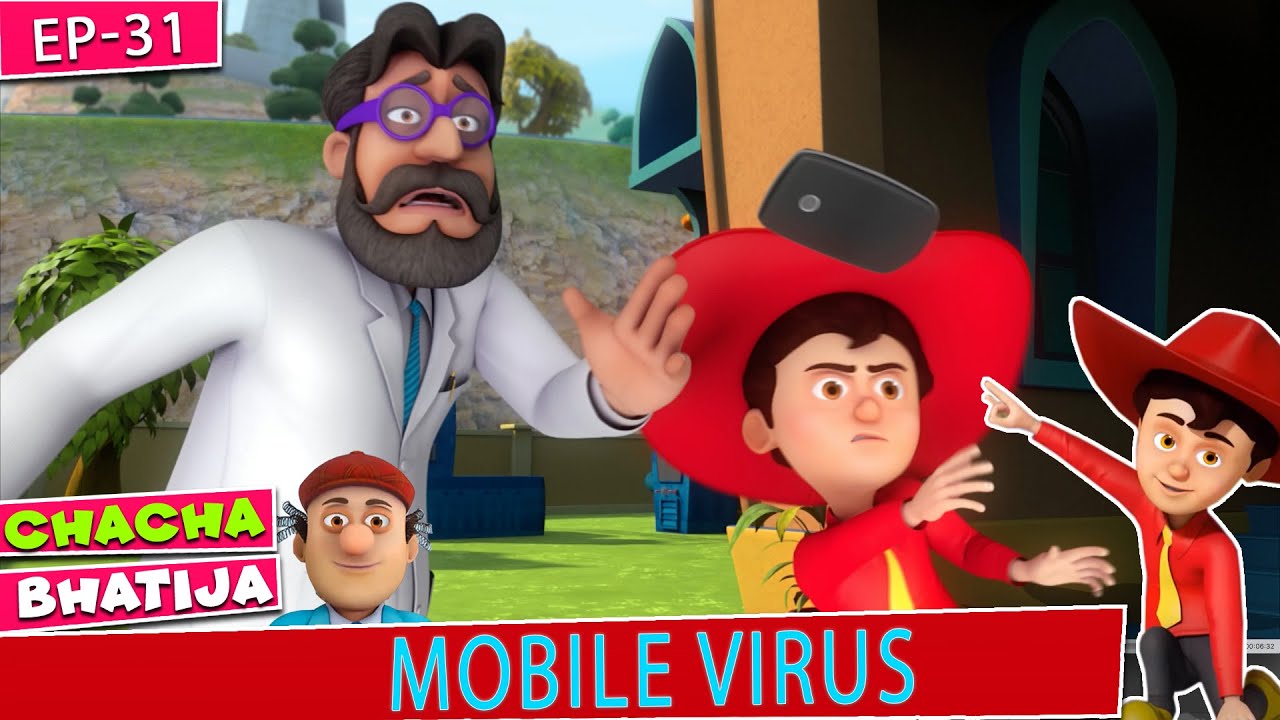 Chacha Bhatija | Mobile Virus | Episode 31 | Emax Cartoon | Emax TV